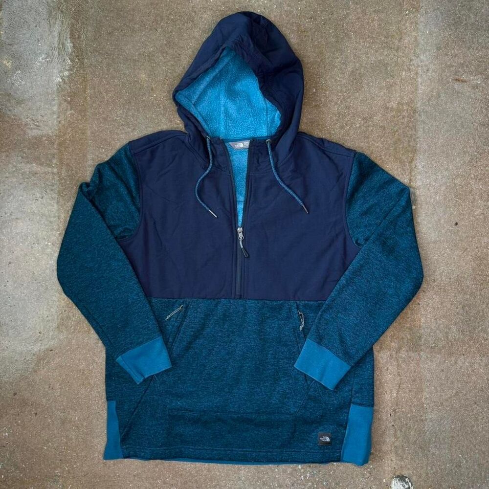 The-north-face Women's Blue and Green Hoodie